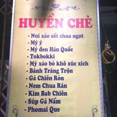 Thực đơn- Cafe Huyền Chè - Tôn Đức Thắng