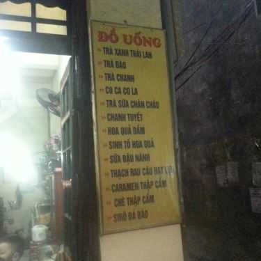 Thực đơn- Cafe Huyền Chè - Tôn Đức Thắng