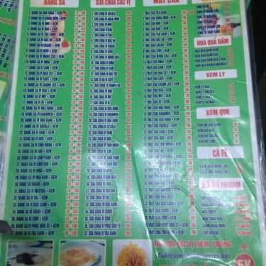 Thực đơn- Ăn vặt Huyền Linh - Kem & Trà Sữa