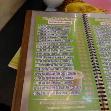 Thực đơn- Cafe Huyền Linh - Kem & Trà Sữa - Xuân Thủy