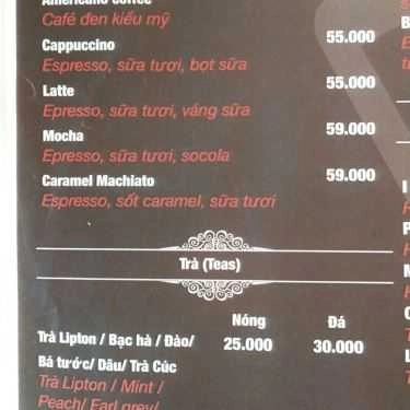 Thực đơn- IBOX Cafe