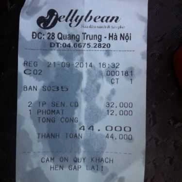 Tổng hợp- Cafe Tào Phớ Jellybean - Quang Trung