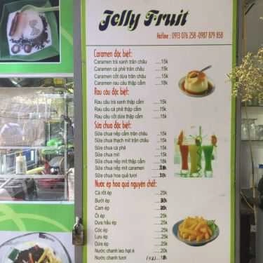 Thực đơn- Cafe Jelly Fruit - Thạch Hoa Quả & Caramen