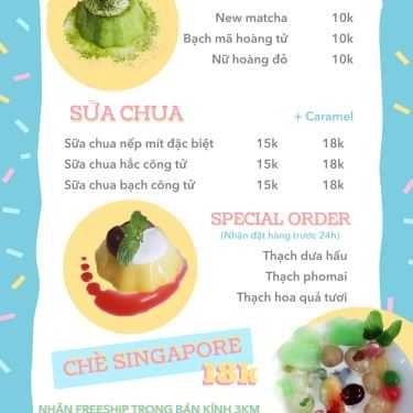 Thực đơn- Ăn vặt Jelly King - Thạch Rau Câu