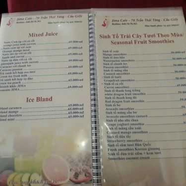 Tổng hợp- Jima Cafe
