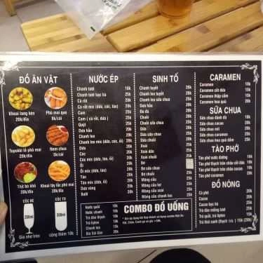 Thực đơn- Juice Mix Cafe