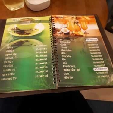 Thực đơn- Julius Coffee