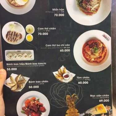 Thực đơn- Nhà Hàng K - Food - Vincom Bà Triệu