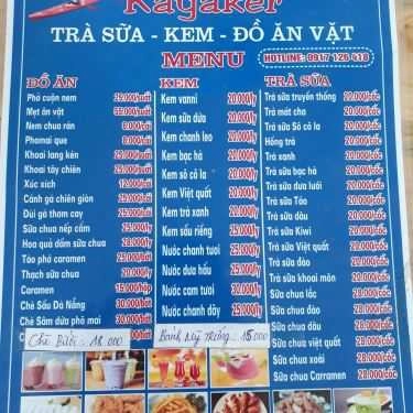 Tổng hợp- Kayaker - Trà Sữa & Ăn Vặt