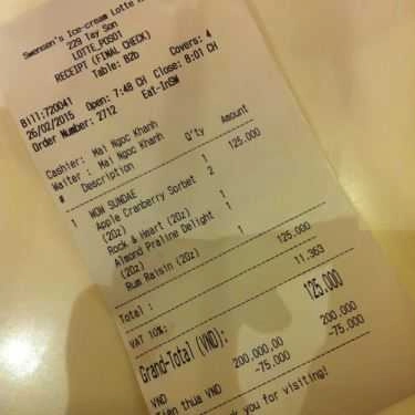 Tổng hợp- Cafe Kem Swensen's - Mipec Tower