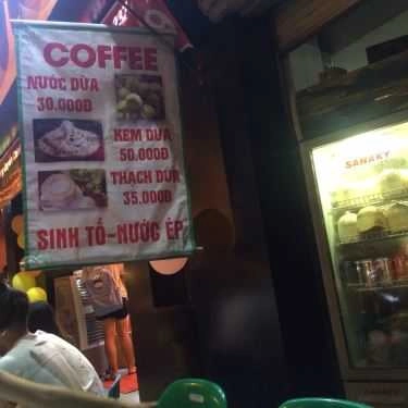 Thực đơn- Cafe Kem Dừa & Thạch Dừa Xiêm - Thanh Niên