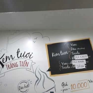 Thực đơn- Cafe Kem Tràng Tiền