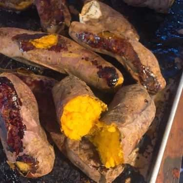 Tổng hợp- Ăn vặt Khoai Lang Nướng - Chợ Hàng Bè