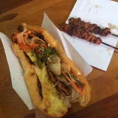 Món ăn- Ăn vặt Kiều Lương - Bánh Mì Bơ Mật Ong & Thịt Xiên