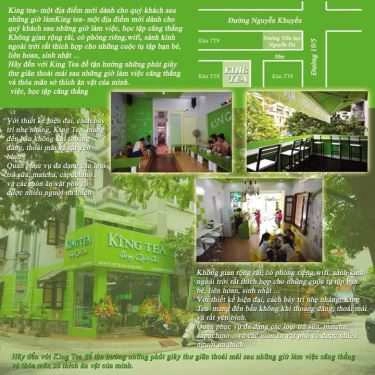 Thực đơn- Cafe King Tea - Vương Quốc Trà