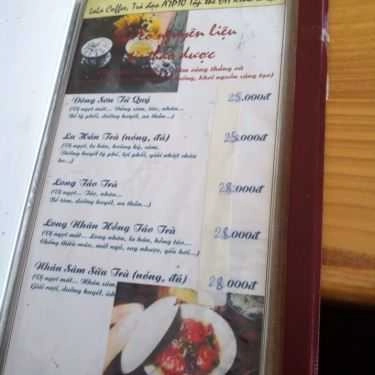 Thực đơn- La La Cafe - Trần Đại Nghĩa