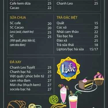 Thực đơn- Lắc Coffee