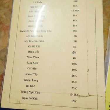 Thực đơn- Lâm Anh - Cafe, Trà Sữa & Đồ Ăn Nhanh
