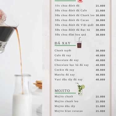 Thực đơn- Lâm Cafe - Cafe Sạch