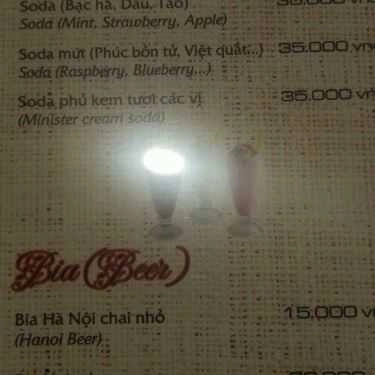 Thực đơn- Lan Coffee - Hai Bà Trưng