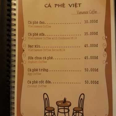Thực đơn- Lan Hạ Coffee