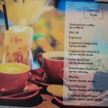 Thực đơn- Lau Cafe - Xã Đàn
