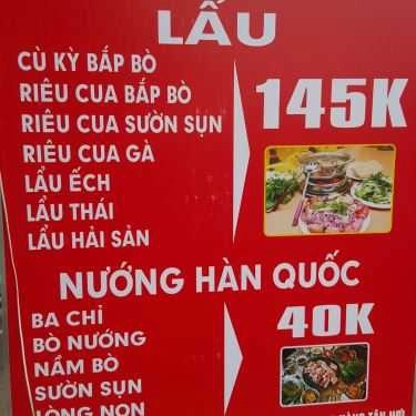 Thực đơn- Quán Nhậu Lẩu Cù Kỳ & Nướng Hàn Quốc