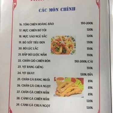 Thực đơn- Nhà Hàng Lẩu Gật Đầu