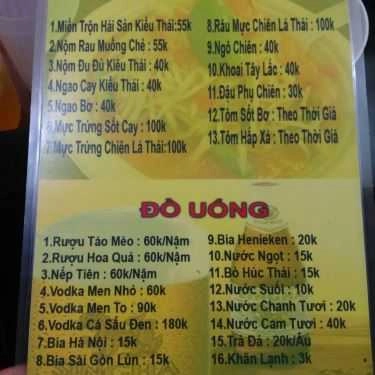 Thực đơn- Nhà Hàng Hùng Thái Lan - Lẩu Thơm Cốt Dừa