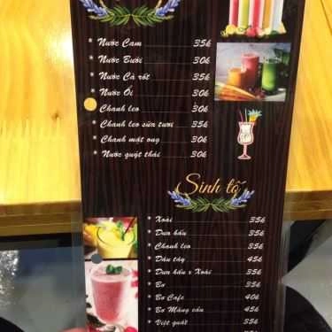 Thực đơn- Cafe Lavender Kafe