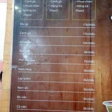Thực đơn- Lee Hai Tea - Trà Sữa & Ăn Vặt - Doãn Kế Thiện