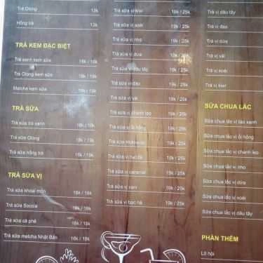 Thực đơn- Lee Hai Tea - Trà Sữa & Ăn Vặt - Doãn Kế Thiện