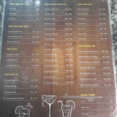Thực đơn- Cafe Lee Hai Tea - Trà Sữa & Ăn Vặt - Dương Quảng Hàm