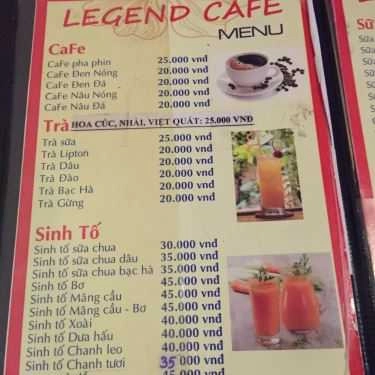 Tổng hợp- Legend Cafe - Thái Hà