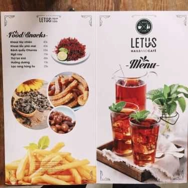 Thực đơn- Letus Nails And Cafe