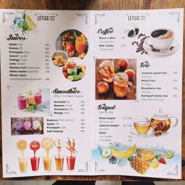 Thực đơn- Letus Nails And Cafe
