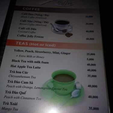 Thực đơn- LikeMe Coffee