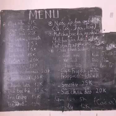 Thực đơn- Linh - Cafe & Kem Tươi