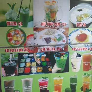 Thực đơn- Linh Linh - Chè Sài Gòn, Tào Phớ & Ăn Vặt