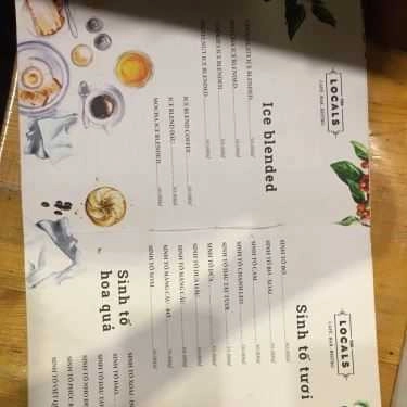 Thực đơn- Locals Cafe
