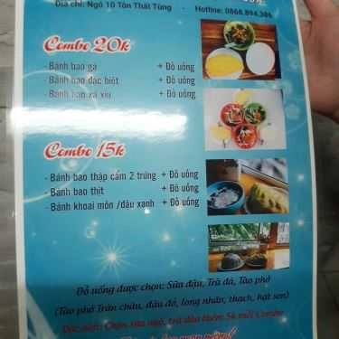 Thực đơn- Cafe Loki House - Tào Phớ, Trà Sữa & Bánh Bao Gà - Tôn Thất Tùng