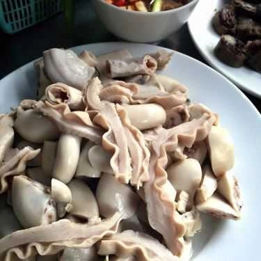 Món ăn- Ăn vặt Lòng Lợn Tiết Canh - Thụy Khuê