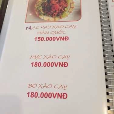 Thực đơn- Lotus Cafe - KĐT Mỹ Đình Sông Đà