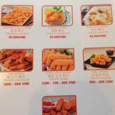 Thực đơn- Lotus Cafe - KĐT Mỹ Đình Sông Đà
