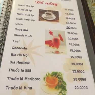 Thực đơn- Lotus Cafe - KĐT Mỹ Đình Sông Đà