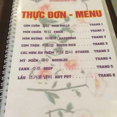 Thực đơn- Lotus Cafe - KĐT Mỹ Đình Sông Đà