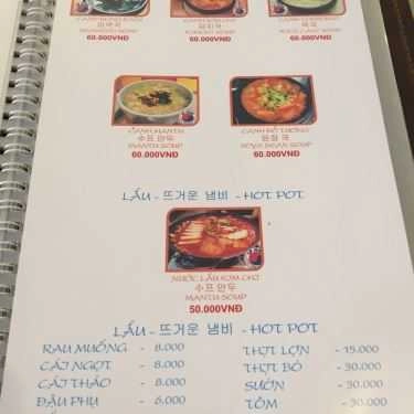 Thực đơn- Lotus Cafe - KĐT Mỹ Đình Sông Đà