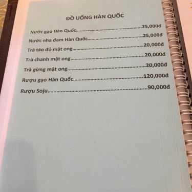 Thực đơn- Lotus Cafe - KĐT Mỹ Đình Sông Đà