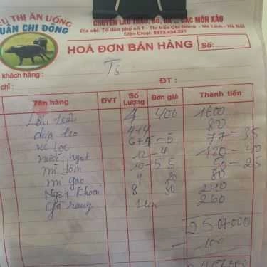 Thực đơn- Quán Nhậu Luân Trâu - Thịt Trâu Tươi Gia Truyền