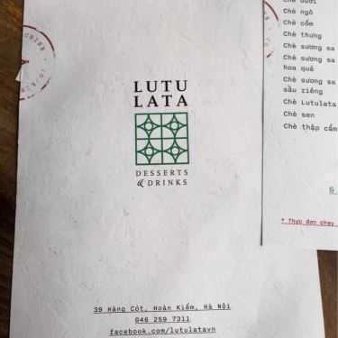Tổng hợp- Cafe Lutulata - Desserts & Drinks